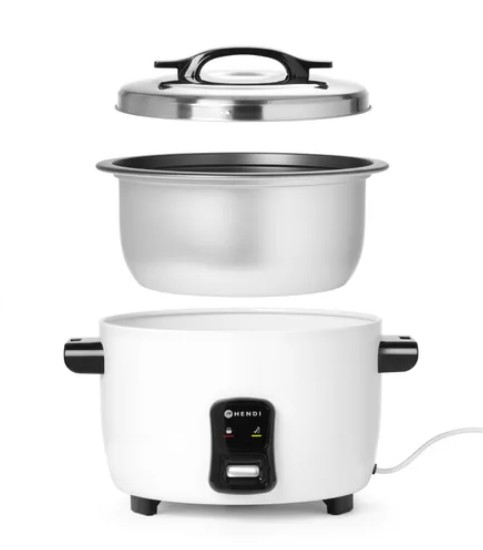 HENDI Ryžių ir kruopų virimo puodas 4,2 l, Kitchen Line, 4,2L, 230V/1550W