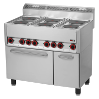 REDFOX Elektrinė viryklė 6 kaitviečių su konvekcine orkaite SPT 90 ELS