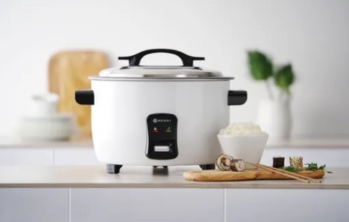 HENDI Ryžių ir kruopų virimo puodas 4,2 l, Kitchen Line, 4,2L, 230V/1550W