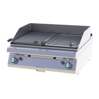 RM GASTRO Lavos akmenų grilis su 2 kepimo zonomis GL 708 G 00010845 | E-gastro