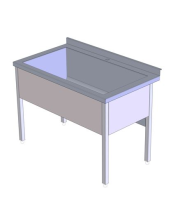 Plovimo vonia su sijonu, bortelis, 100x60x85cm