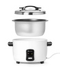 HENDI Ryžių ir kruopų virimo puodas 4,2 l, Kitchen Line, 4,2L, 230V/1550W