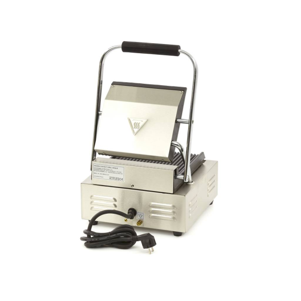 MAXIMA Kontaktinis grilis, vienguba grotuota plokštė, 22 cm