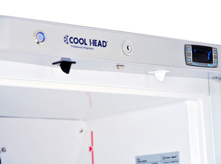 COOL HEAD Šaldytuvas CRG4, stiklinės durys, 400 l.