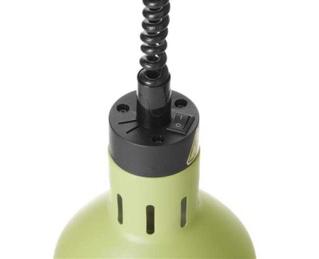 HENDI reguliuojamo aukščio cilindrinis maisto šildytuvas, žalias, 230 V / 250 W