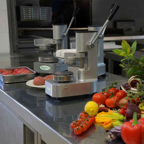 FAMA Mėsainių presas Ø 100 mm FHA100 | E-gastro