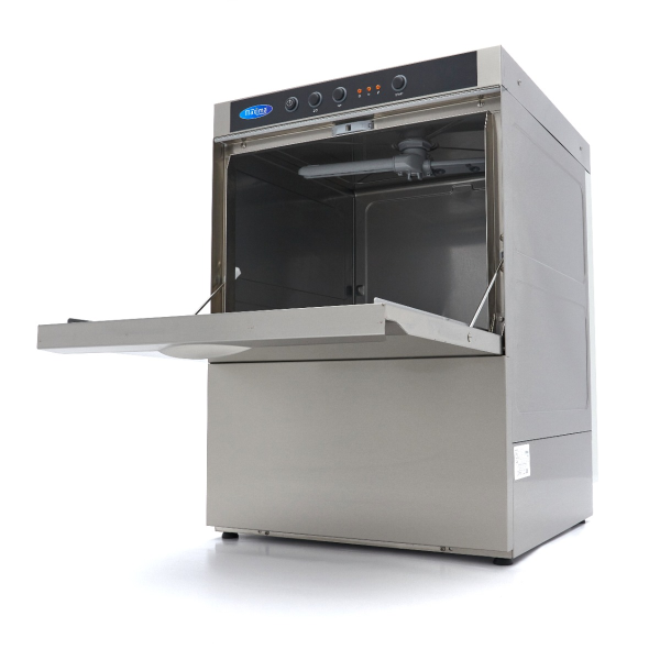 MAXIMA Po stalviršiu montuojama indaplovė 50 x 50 cm su drenažo skalavimo priemonės ir muilo siurbliais, analoginis ekranas 230 V 09240050 | E-gastro