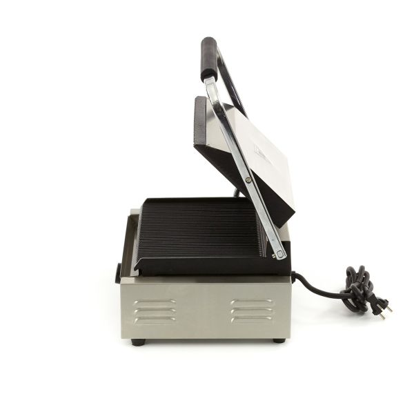 MAXIMA Kontaktinis grilis, vienguba grotuota plokštė, 33,5 cm