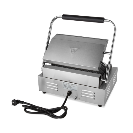 MAXIMA Kontaktinis grilis, vienguba grotuota plokštė, 33,5 cm