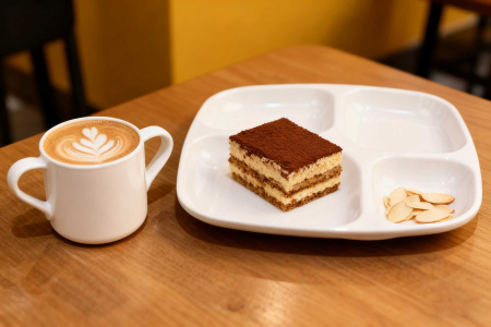 BUFETT Keturių dalių melamino lėkštė, ø 262 mm