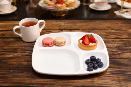 BUFETT Keturių dalių melamino lėkštė, ø 262 mm