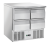 COOL HEAD Saladetė CRD94A, 4xGN1/1 stalčiai, 230V/142,4W, 700x880x900 mm