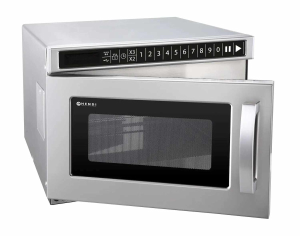 HENDI Mikrobangų krosnelė su galimybe programuoti ir USB jungtimi, 560x419x(H)336mm