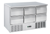 COOL HEAD Saladetė CRD96A, 6xGN1/1 stalčiai, 230V/233W, 700x880x1365 mm