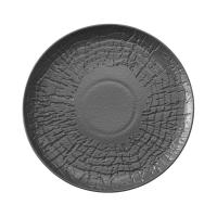FINE DINE Plati lėkštė Crust, juoda, ø300 mm, 3 vnt. 779361 | E-gastro