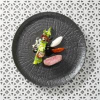 FINE DINE Plati lėkštė Crust, juoda, ø230 mm, 3 vnt. 779347 | E-gastro