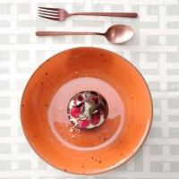 FINE DINE Gili lėkštė, oranžinė, ø230 mm, 6 vnt. 778425 | E-gastro