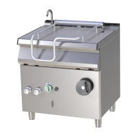 RM GASTRO Dujinė paverčiama keptuvė 50 l BR780G/N 00019404 | E-gastro
