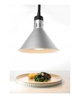 HENDI kūginė šildymo lempa su kilimo ir kritimo funkcija, sidabrinė, 230 V / 250 W 273869 | E-gastro
