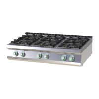 RM GASTRO Dujinė viryklė stalviršio tipo SP 7012 G 00014778 | E-gastro