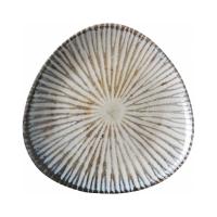 FINE DINE Trikampė lėkštė Ammonite, ø260 mm, 6 vnt. 200292 | E-gastro