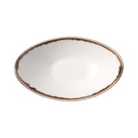 FINE DINE Ovalus dubuo lėkštė Vanilla, kreminis, 250x160mm, 6 vnt. 781180 | E-gastro