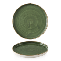 FINE DINE Lėkštė aukštu krašteliu Sorrel, žalia, ø260 mm, 6 vnt. SSRSWP261 | E-gastro