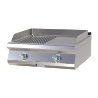 RM GASTRO Elektrinė chromuota kombinuota kepimo plokštuma FTHRC 708 E 00012337 | E-gastro