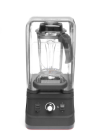 HENDI Baro trintuvas su garso gaubtu, 2,5 L, Juodas, 220–240 V / 1680 W, 250×300×(H)540 mm