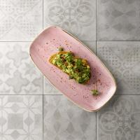 FINE DINE Stačiakampė lėkštė Petal Pink, rožinė, 298x153mm, 6 vnt. SPPSXO111 | E-gastro
