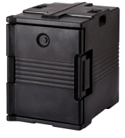CAMBRO Termokonteineris Ultra Pan Carrier GN 1/1, įkraunamas iš priekio, Juodas, 460x630x(H)620mm UPC400110 | E-gastro