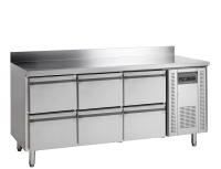 TEFCOLD Šaldymo stalas su stalčiais GN1/1 CK7360 17692 | E-gastro