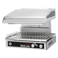 RM GASTRO Skaitmeninis salamanderis 3 šildymo elementai, judama viršutinė dalis, automatinis valdymas, 400 V SD 37