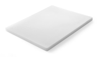 HENDI Pjaustymo lentelė su grioveliu, Balta, 500x350x(H)18 mm