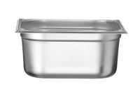 HENDI Konteineris GN 1/2, Kitchen Line, 9,5L, nerūdijantis plienas, 325x265x(H)150 mm 806340 | E-gastro