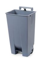 HENDI Šiukšliadėžė, 120L, Šviesiai pilka, 510x425x(H)875mm 873458 | E-gastro