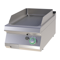 RM GASTRO Dujinė kepimo plokštuma grublėta FTR 704 G 00020639 | E-gastro