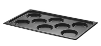 HENDI Kepimo skarda su nelimpančia danga CONVECTOMAT EGPLATE, GN 1/1, juoda, 530x325x(H)26mm 808856 | E-gastro