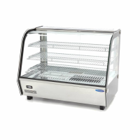 MAXIMA Šildomas maisto vitrininis stalas 160 litru 85 cm 3 lentynos 09400851 | E-gastro