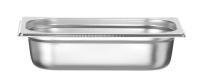 HENDI Konteineris GN 1/4, Budget Line, 1,8L, nerūdijantis plienas, 265x162x(H)65 mm 800522 | E-gastro