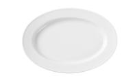 HENDI Ovali didlėkštė, Balta, 340x240mm 799444 | E-gastro