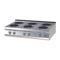 RM GASTRO Elektrinė viryklė su 6 kaitvietėmis SP 7012 E 00014767 | E-gastro