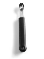 HENDI Vienpusis ovalus peilis rutuliukams išpjauti, juodas, (L)160 mm 856017 | E-gastro