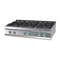 RM GASTRO Dujinė viryklė stalviršio tipo SPS 7012 G 00014780 | E-gastro
