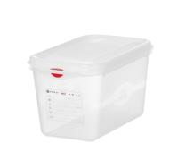 HENDI GN 1/4 konteineris, polipropilenas, 4,3L, 265x162x(H)150mm 873212 | E-gastro