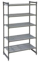 CAMBRO Stelažas Camshelving Basics Plus iš kompozitinės medžiagos su 4 vėdinamomis lentynomis, 915x540x(H)1830mm CBU213672V4 | E-gastro