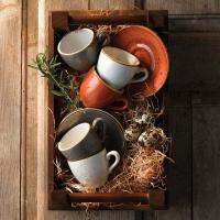 FINE DINE Espresso puodelis Barley, kreminis, 90 ml, 6 vnt. SWHSCEB91 | E-gastro