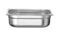 HENDI Konteineris GN 1/2, Kitchen Line, 6,5L, nerūdijantis plienas, 325x265x(H)100 mm 806333 | E-gastro