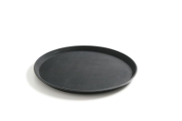 HENDI Serviravimo padėklas iš polipropileno, neslystantis, apvalus, juodas, Ø410x(H)20mm