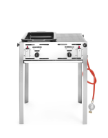 HENDI Dujinis grilis Roast Master Maxi 50/50, 11 kW, 850×675×(H)600 mm 154540 | E-gastro